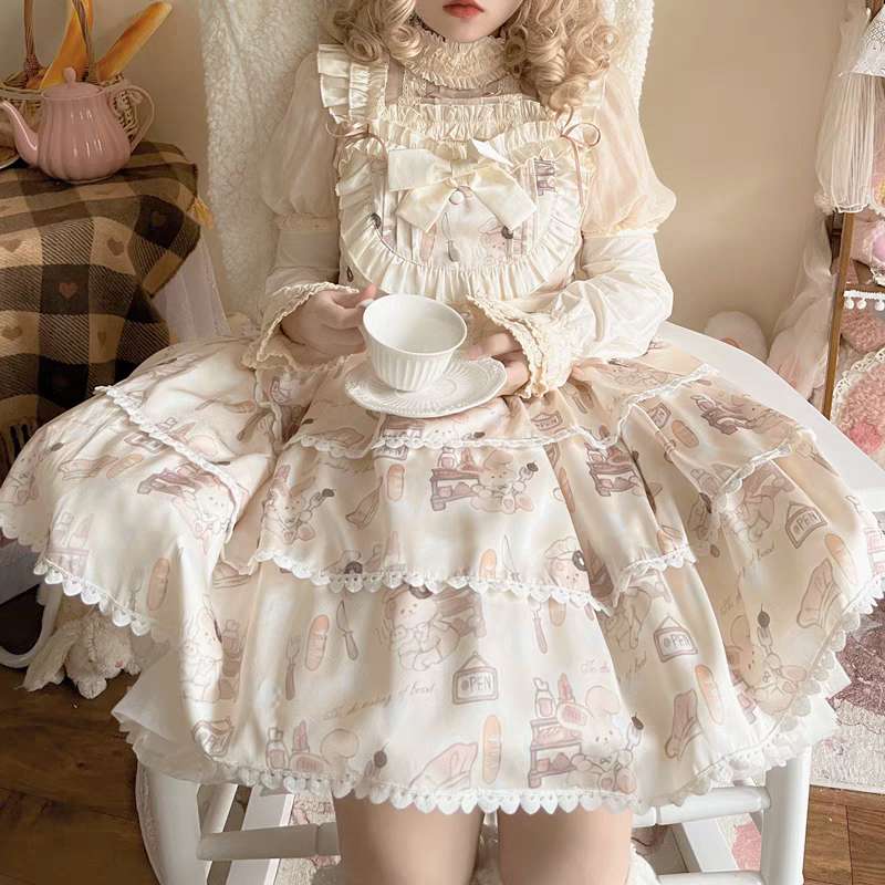 “Cream Whispers” lolita dress