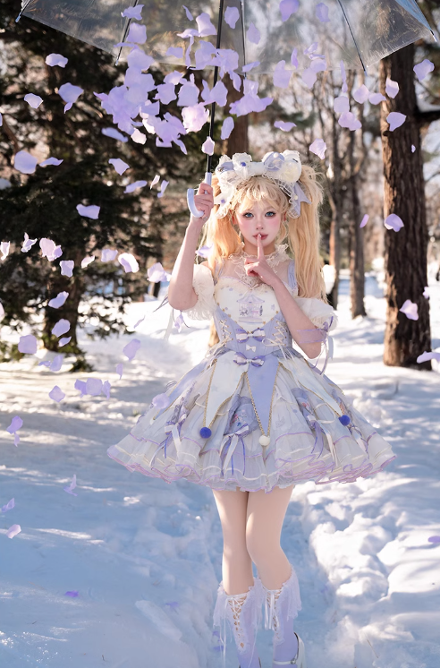 Rotating Tiger Lolita dress